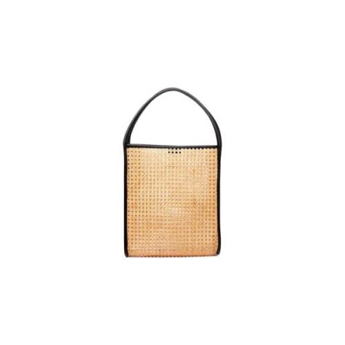 Rattan Box Tote Bag