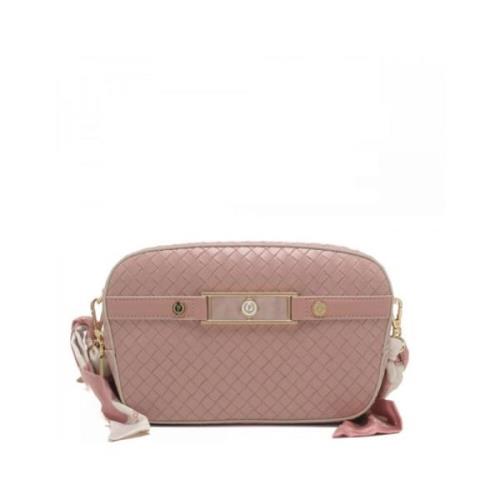 Elegant Crossbody Taske med Marmor Effekt