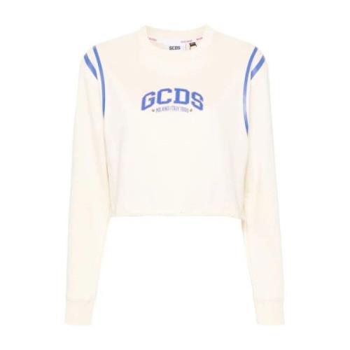 Cropped Logo Crewneck Sweatshirt