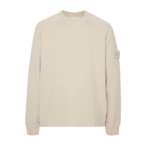 Beige Crew Neck Sweater