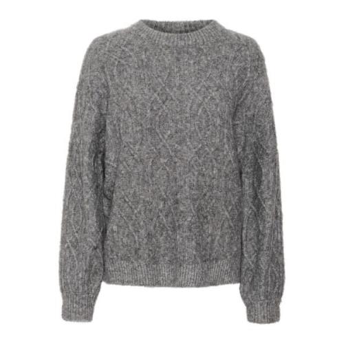 Grå Quill Melange Geetasz Pullover Sweater