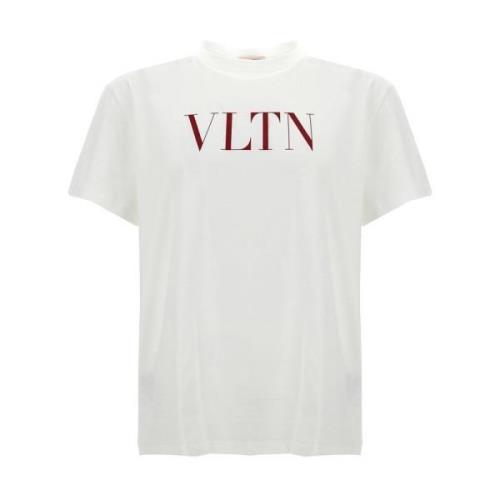 Hvid VLTN Print Crew Neck T-shirt