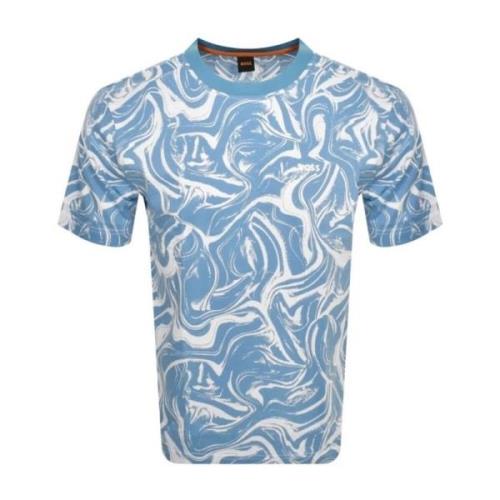 Ocean Blue Herre T-shirt