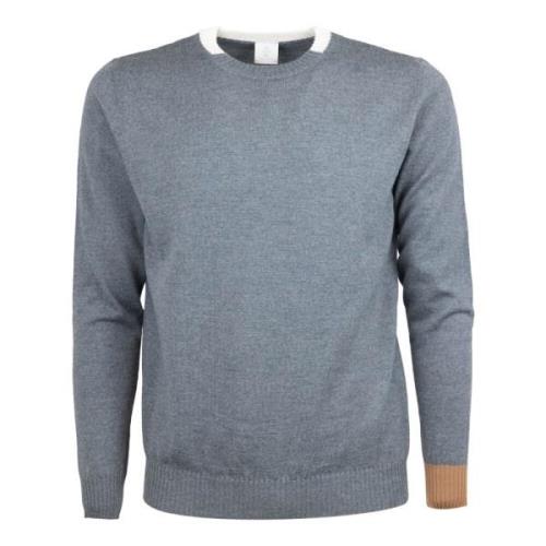 Slim Grå Colorblock Sweater