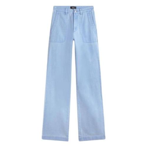 Klassiske Straight Cut High Waist Jeans