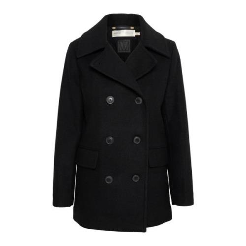 Klassisk Sailor Coat Jakke Sort