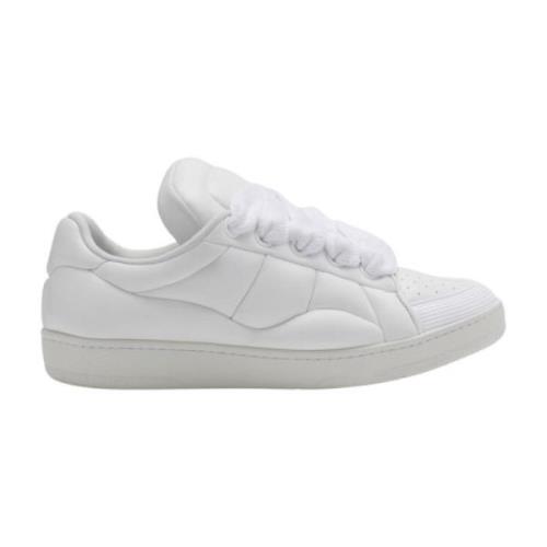 Hvide Læder Curb XL Low Sneakers