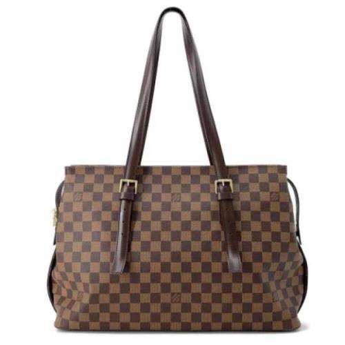 Pre-owned Canvas louis-vuitton-tasker