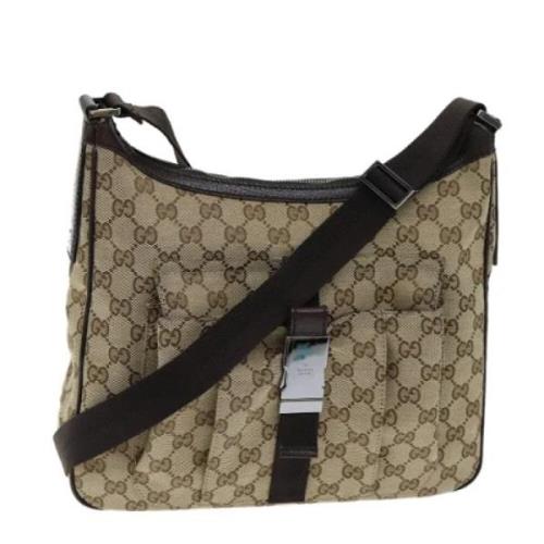 Pre-owned Canvas gucci-tasker