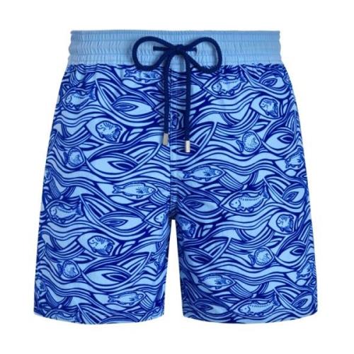 Mænds Flocked Aquarium Badeshorts