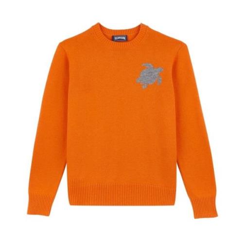 Herre uld og cashmere skildpaddesweater