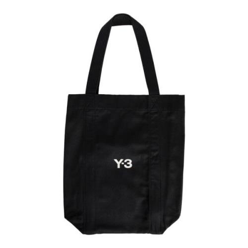 Canvas Tote Taske Sort Front Logo