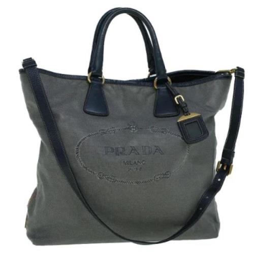 Pre-owned Canvas prada-tasker