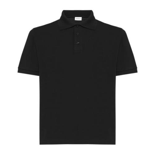 Sort Polo Shirt med Cassandre Logo