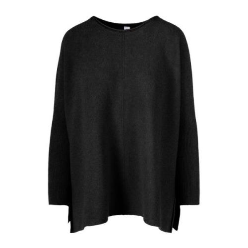 Sømløs Loose-fit Crew Neck Top