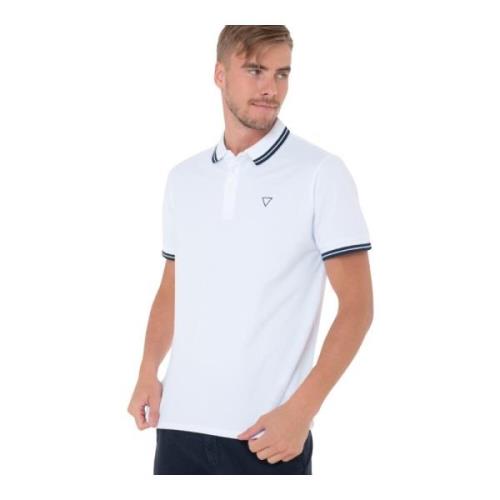 Broderet logo slim fit polo skjorte