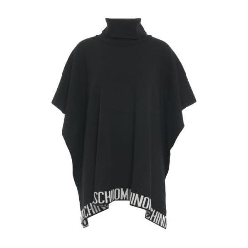 Sort Strik Poncho AW24