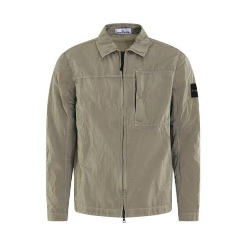 Herre Overshirt Casual Stil