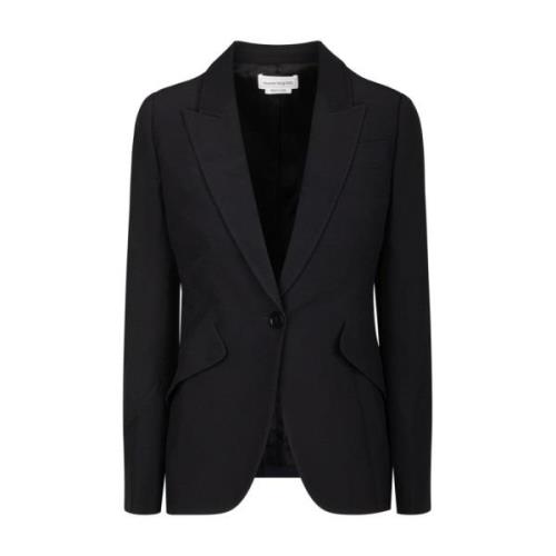 Sort enkeltknap blazer