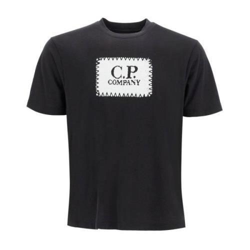 T-shirt med logo print