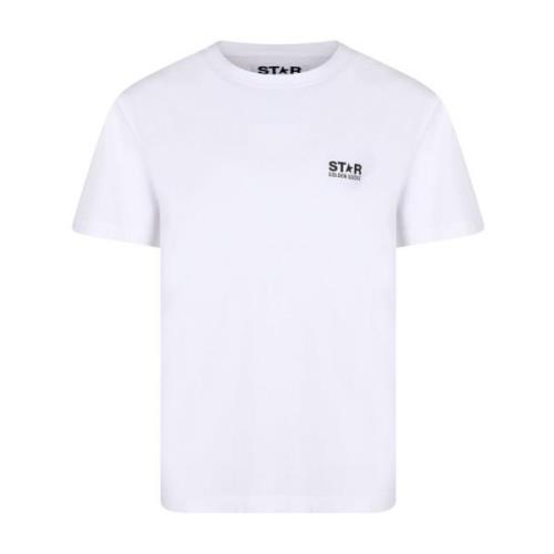 Hvid Logo Print T-Shirt