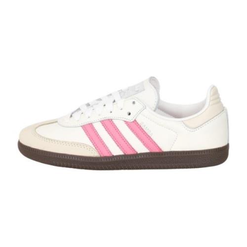 Hvide og Pink Samba OG Sneakers