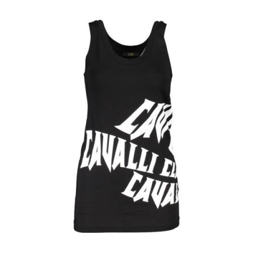 Elegant Printet Tank Top Bred Skuldre