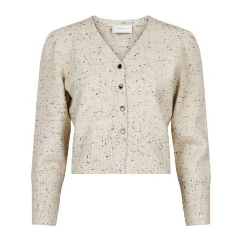 Beige Melange Hunter Cardigan