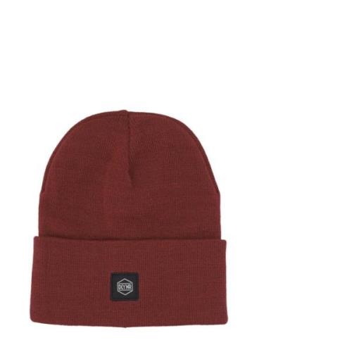 Klassisk Logo Beanie Hat Burgundy