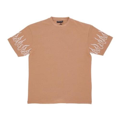 Flame Broderi Tee Terracotta T-Shirt