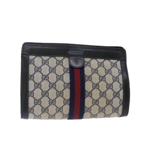 Pre-owned Canvas gucci-tasker