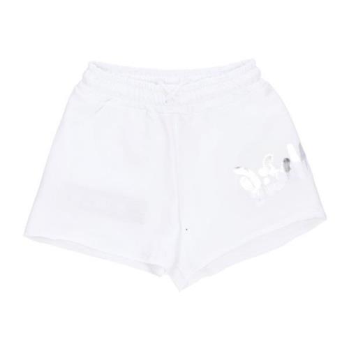 Logo Side Shorts Letvægts Bomuld Hvid