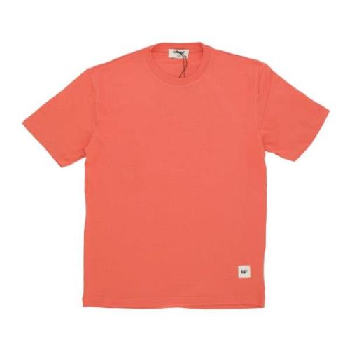 Essentiel Crew-Neck Tee med Logo Patch