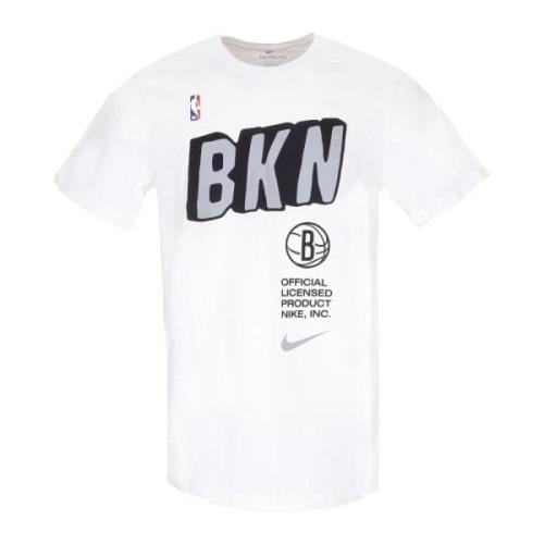 Brooklyn Nets Block Tee Hvid