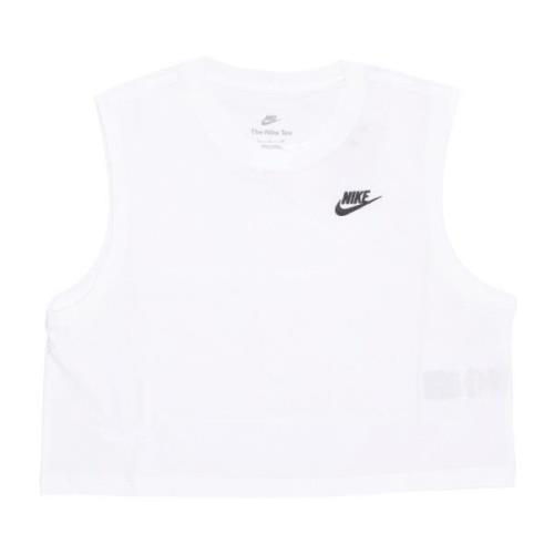 Sportswear Club Crop Tee Hvid/Sort