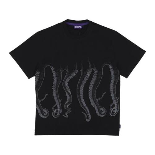 Sort Outline Tee Herre T-shirt