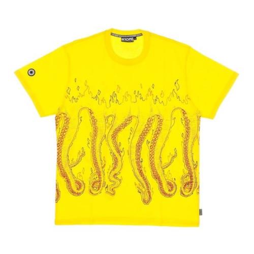 Octopus Logo Tee Gul T-shirt