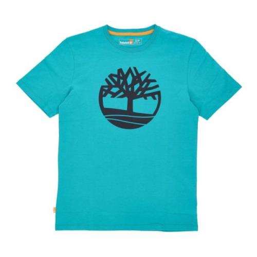 Blå Tree Tee Herre T-shirt