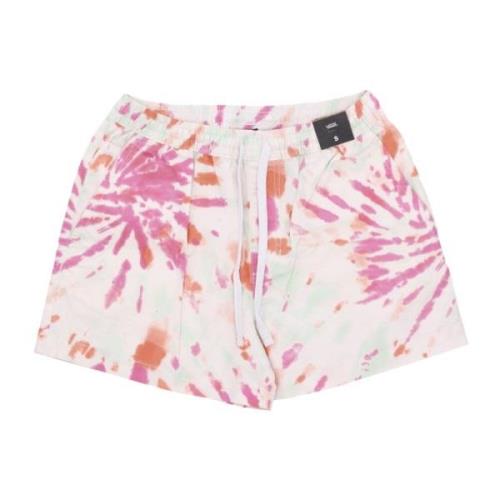 Afslappet Print Hvide Shorts