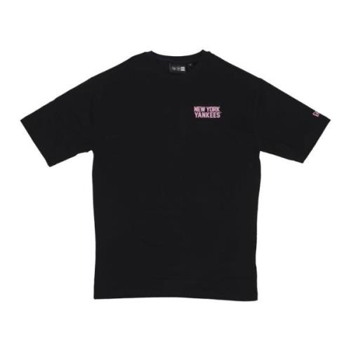 Yankees Wordmark Oversize Tee Sort/Rosa