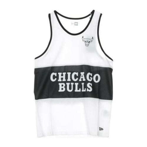 NBA Mesh Wordmark Tank Sort/Hvid