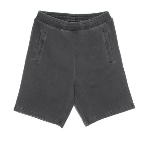 Sort Sweat Shorts Elastisk Talje