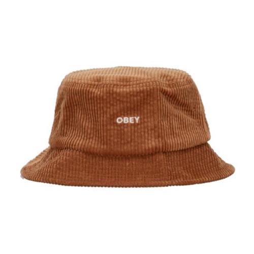 Fed Cord Bucket Hat Brun