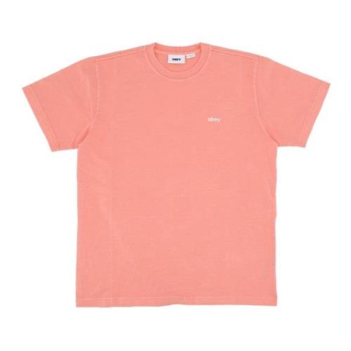 Lyserød Pigment Tee Herre T-shirt