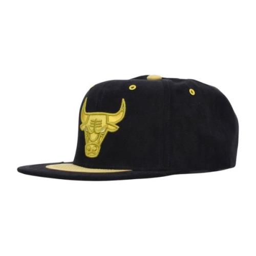 Chicago Bulls Snapback Kasket Sort/Gul