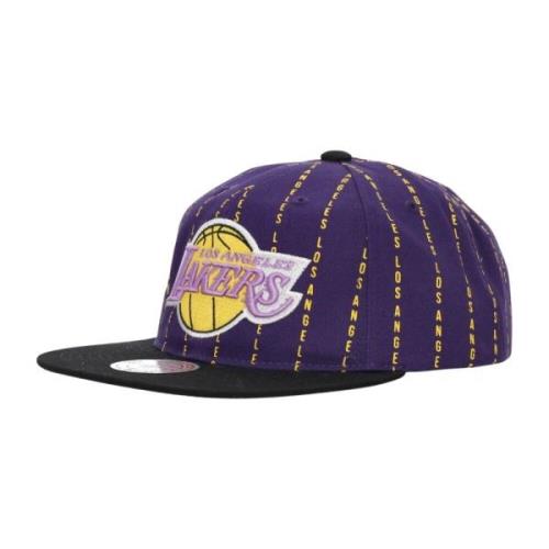 NBA City Pinstripe Lakers Cap