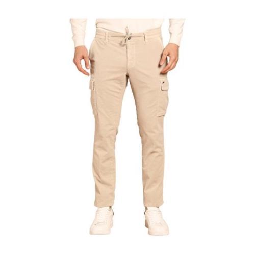 Velour Cargo Bukser Ekstra Slim Fit