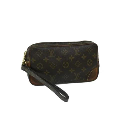 Pre-owned Coated canvas louis-vuitton-tasker