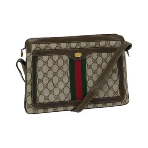 Pre-owned Canvas gucci-tasker