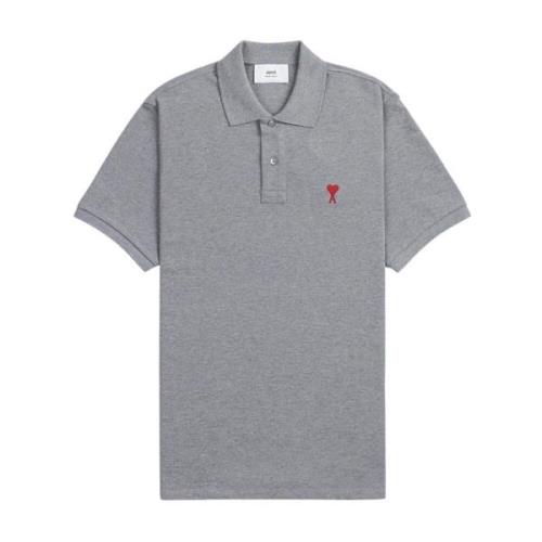 Grå Heart Logo Polo Shirt